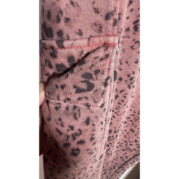 Anthropologie Sundry Pink Leopard Cargo High Waisted Jogger Womens Size 4/ US XL - Picture 8 of 14